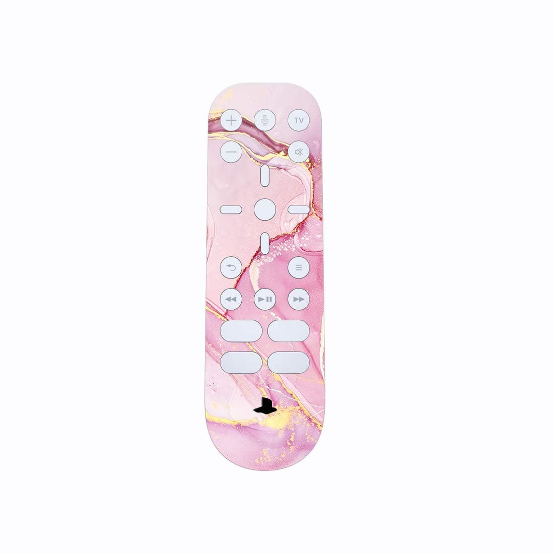 PlayVital Calcomanía Vinilo para ps5 Edición Disc - Pegatina Completa para Consola, Control, Base de Recarga, Control Remoto y Audífonos, Cubierta Protectora Adhesiva(Efecto de Mármol Dorado Rosa) — view 6