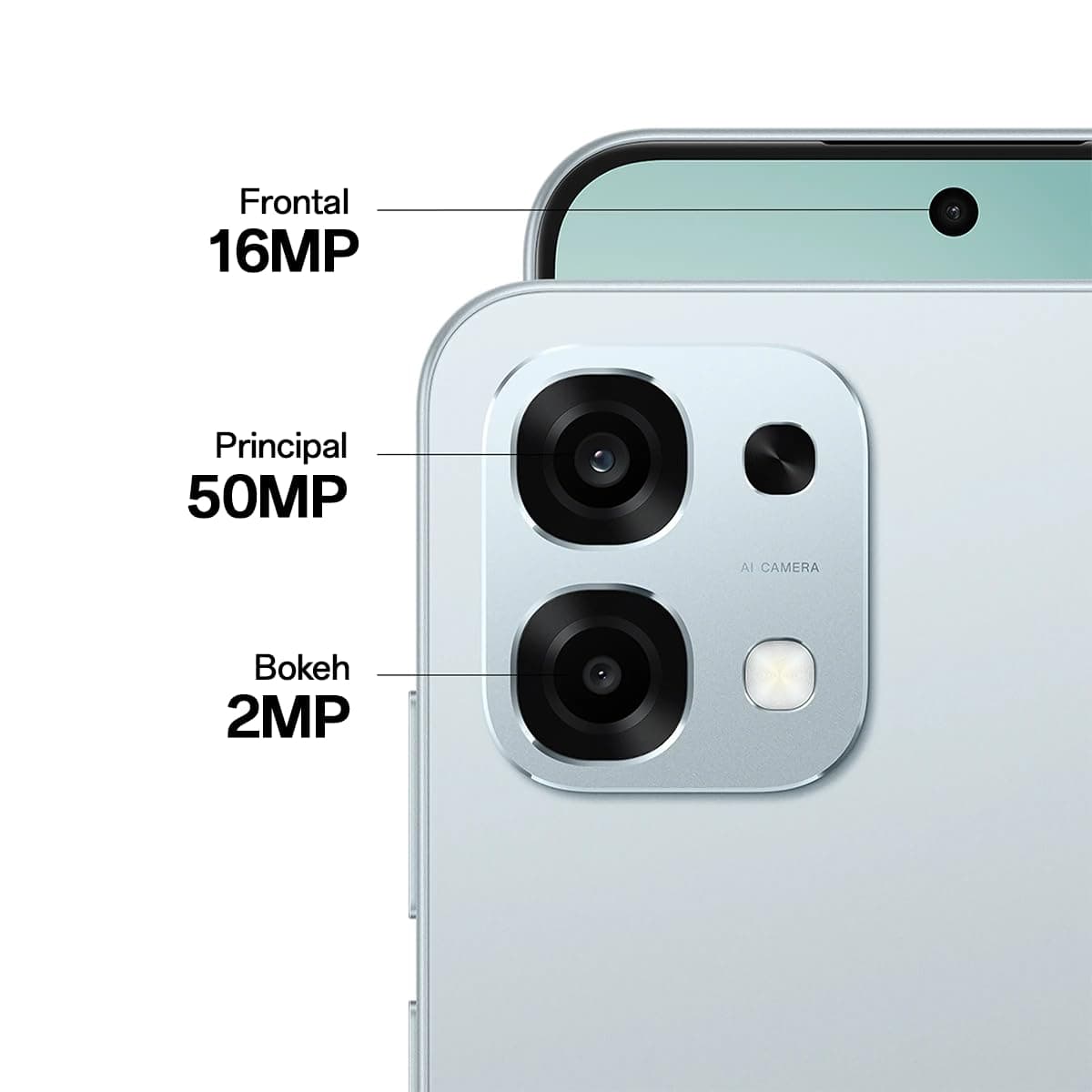 OPPO A6 Pro 5G - Smartphone Libre con IA, 8GB RAM+256GB, Batería 6500 mAh, Carga Rápida 80W, Pantalla AMOLED 120Hz, IP69, Cámara 50MP AI, Dual SIM, Versión Española - Azul — view 5