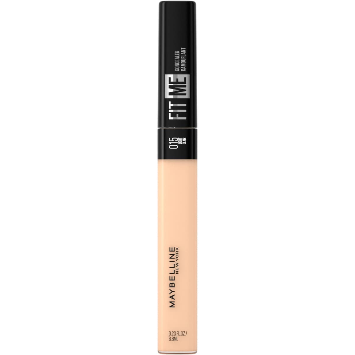 MAYBELLINE New York Fit Me, Fluído corrector, Acabado Mate, Sin poros abiertos, Para todo tipo de piel, Tono 15 Clair, 50 g (Paquete de 1)