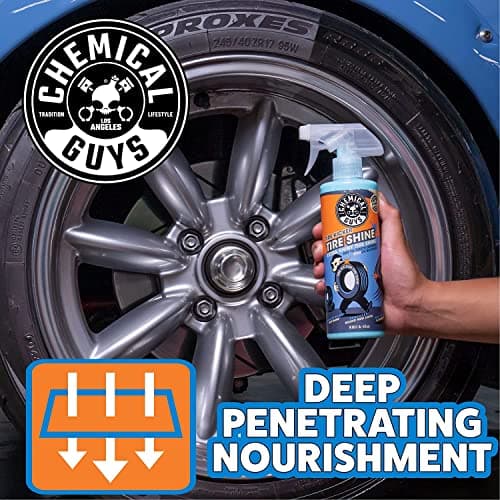 Chemical Guys Tire Kicker Sprayable Extra Glossy Tire Shine (Works on Rubber, Vinyl & Plastic), Great for Cars, Trucks, SUVs, Motorcycles, RVs & More, 473 ml — view 2
