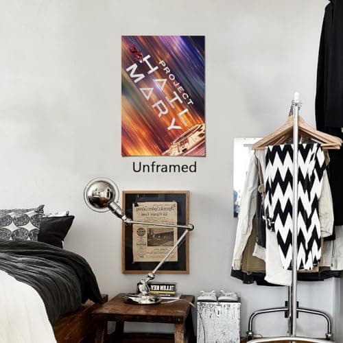LPAIWXY Project Hail Mary Poster For Fans Kids Room Bedroom Wall Decor-Movie Project Hail Mary Posters Canvas Prints Picture For Teen Boy Girls Gifts — view 2