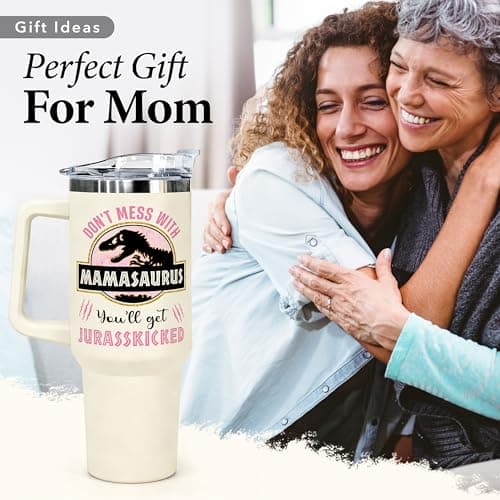 Gifts for Mom from Daughter, Son for Mothers Day, Christmas, Birthday - Birthday Gifts for Moms, Birthday Present for moms, Happy Birthdays Mom - Mother Tumbler 40Oz Stainless Steel Coffee Cup