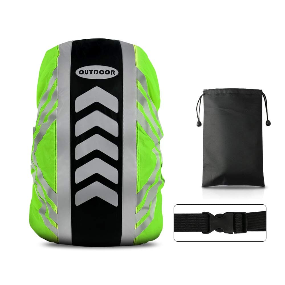 LAMA 2pcs Funda Impermeable para la Lluvia para Mochila, Protector Reflectante a Prueba de Lluvia para Antipolvo y Antirrobo S 18L-25L — view 17