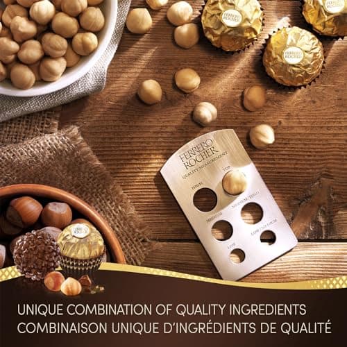 FERRERO ROCHER Fine Hazelnut Chocolate Gift Box - 16 Individually Wrapped Chocolates - 200g — view 3
