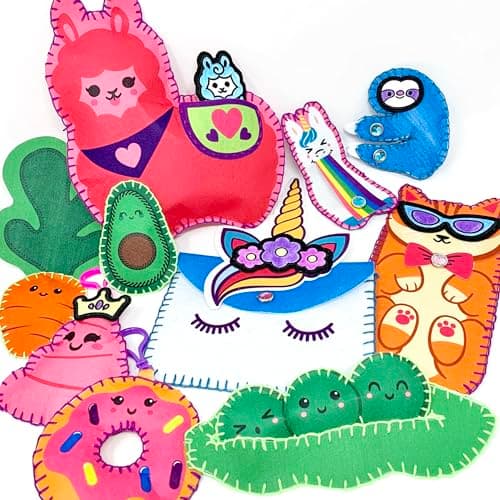 ArtSkills Sewing Kit for Kids 8-12 Beginner Sewing Kit with 10 DIY Projects, Sew & Stitch Learn to Sew Arts and Crafts Kit for Kids Girls and Boys — view 8