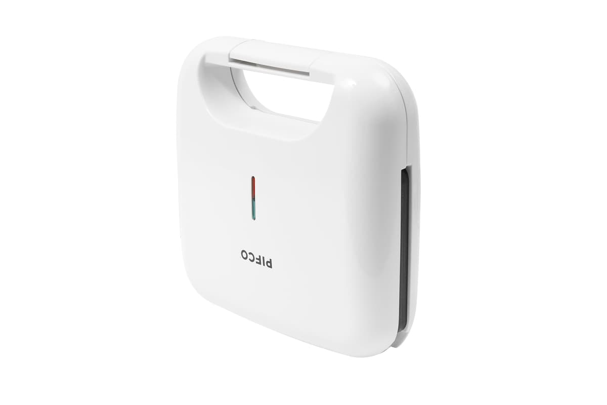 PIFCO 750W White Sandwich Toaster - Non-Stick Electric Toastie Maker with Cool-Touch Handle - Compact Sandwich Toaster for Students, Best for Small Kitchens, Ideal Home Kitchen Appliance — view 3
