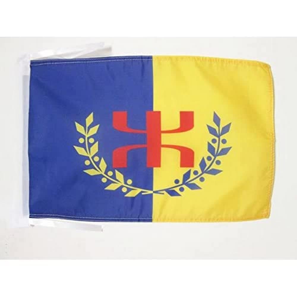 AZ FLAG Bandera de ESPAÑA SIN Armas 45x30cm - BANDERINA ESPAÑOLA SIN Escudo 30 x 45 cm cordeles — view 396