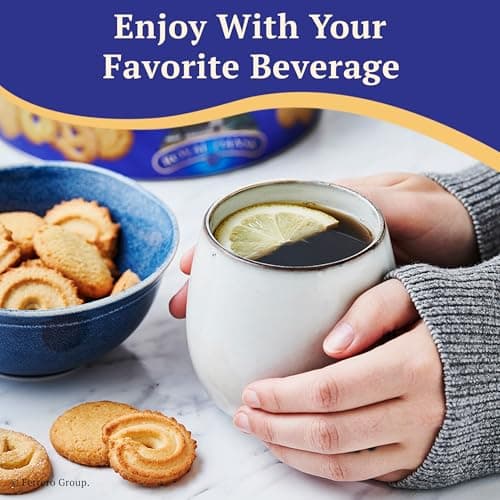 Royal Dansk Danish Butter Cookies, Premium Assorted Cookies in Gift Tin, Great for Sharing and Gifting, 12 oz — view 7