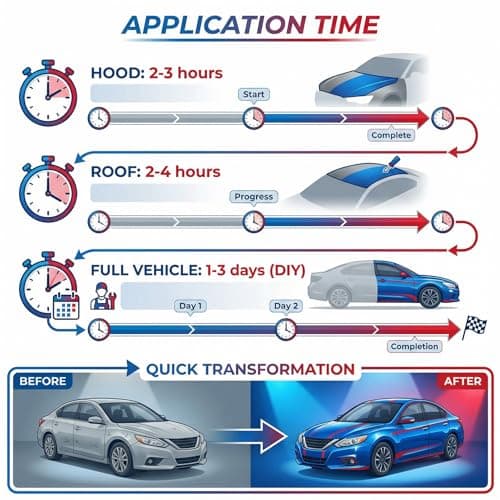 3M 2080 Series Gloss Black (G12) Vinyl Wrap Film - 5ft x 1ft - 5 sq ft - Dual Cast Bubble Free Air Release Technology - Professional Grade Automotive Vinyl — view 5