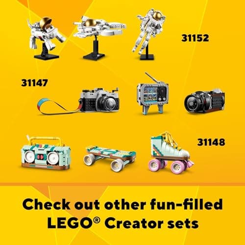 LEGO Creator 3 in 1 Flowers in Watering Can Building Toy - Fun, Creative Activity for Kids, Girls and Boys, Ages 8+ - Gift for Birthdays - Building Options for Rain Boots or Birds - 31149 — view 5