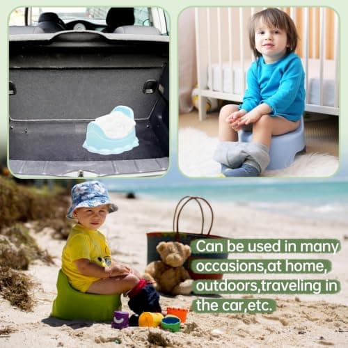 120 Pack Portable Potty Chair Liners with Drawstring,Training Toilet Seat Potty Bags,Disposable Potty Liners Bags for Kids Toddler Pet Outdoors — view 5