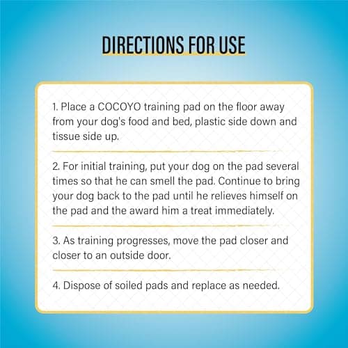 COCOYO Best Value 22"x22" Dog Training Pads 50 Count | Dog Pee Pads | Super Absorbent Puppy Pads,White — view 6