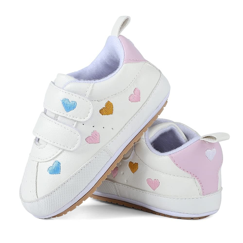 MK MATT KEELY Baby Boys Girls Soft Sole Sneakers Infant PU Leather Shoes Prewalkers — view 5
