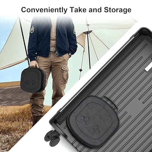 Hard Carrying Case for Meta Quest 3S, VR Gaming Headset and Touch Controllers Accessories Travel Case, Small Hard Shell Storage Case for Oculus Quest 3S/Quest 3/Vision Pro, Black — view 5