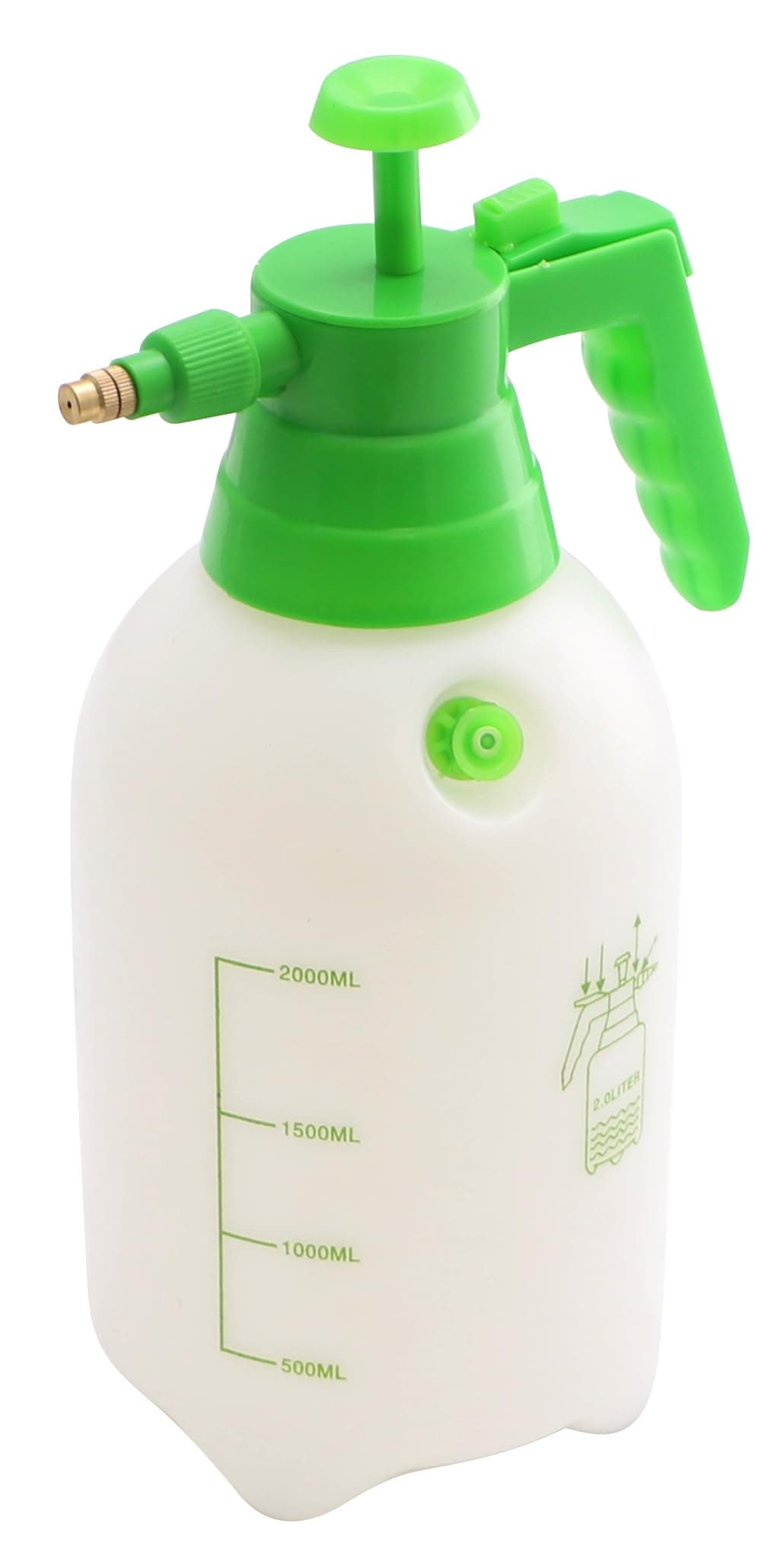 1ABOVE 2 Litre Pump Action Pressure Sprayer, Weed Killer Sprayer Pump Ideal for Spraying water, Fertiliser, Herbicides, Pesticides, Detergent, Preservatives, Fungicides and Cleaning — view 2