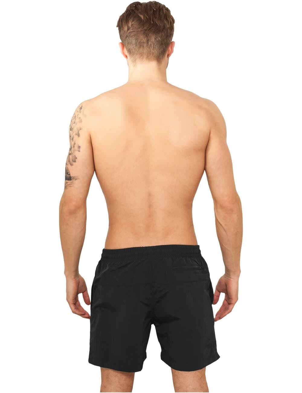 Urban Classics Block Swim Shorts Hombre Bañador Negro — view 2