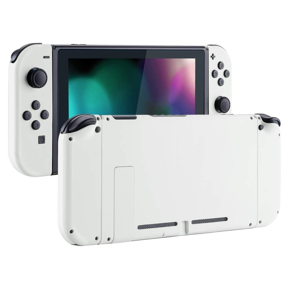 eXtremeRate Back Plate for Nintendo Switch Console, NS Joy con Handheld Controller Housing with Full Set Buttons, DIY Replacement Shell for Nintendo Switch - Chrome Gold — view 22
