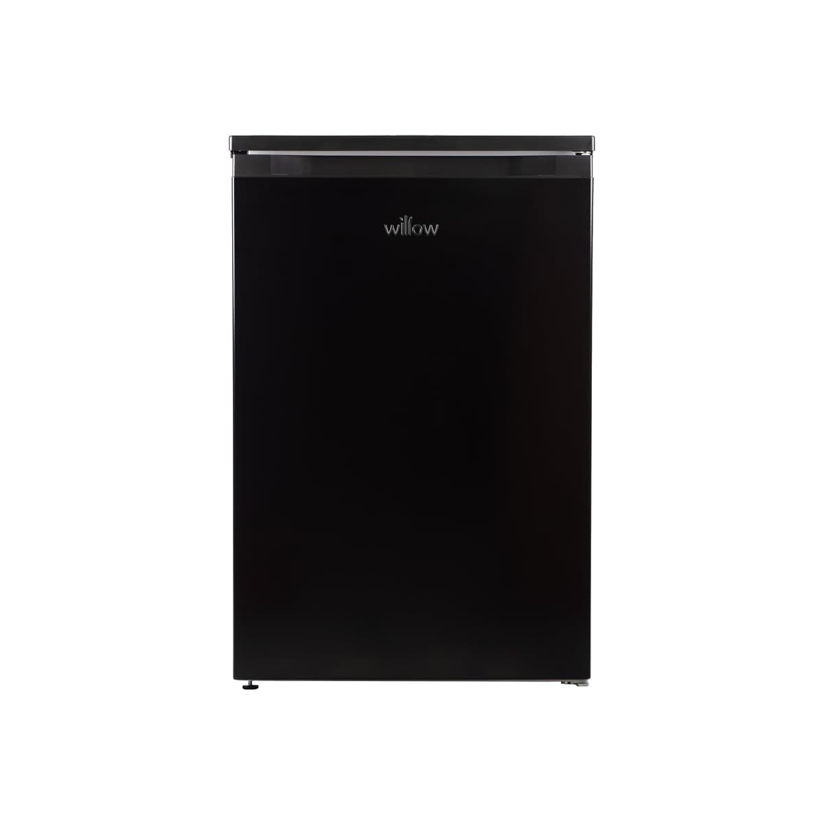 Willow WUCFZ55B 85L Small Freezer with Recessed Handle, Reversible Door, Undercounter Freezer, Adjustable Thermostat, 4* Rating - Black