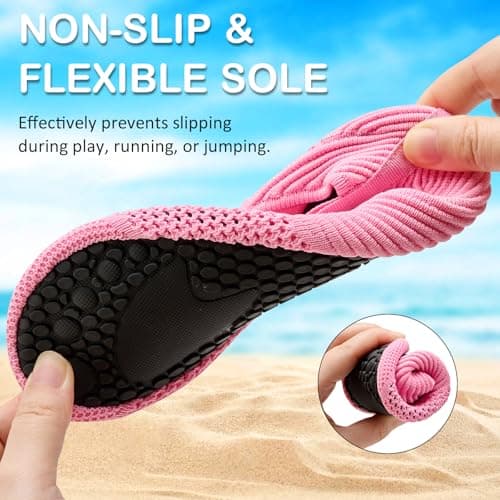 ANLUKE Kids Water Shoes Girls Boys Slippers Swimming Shoes Barefoot Quick Dry Aqua Socks — view 4