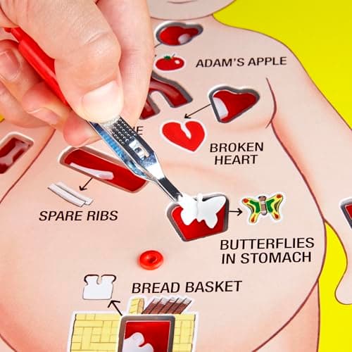 Hasbro Gaming Operation Electronic Board Game, Family Games for Kids Ages 6+, Kids Board Games for 1+ Players, Funny Games for Kids, Easter Gifts for Boys and Girls (Amazon Exclusive) — view 3