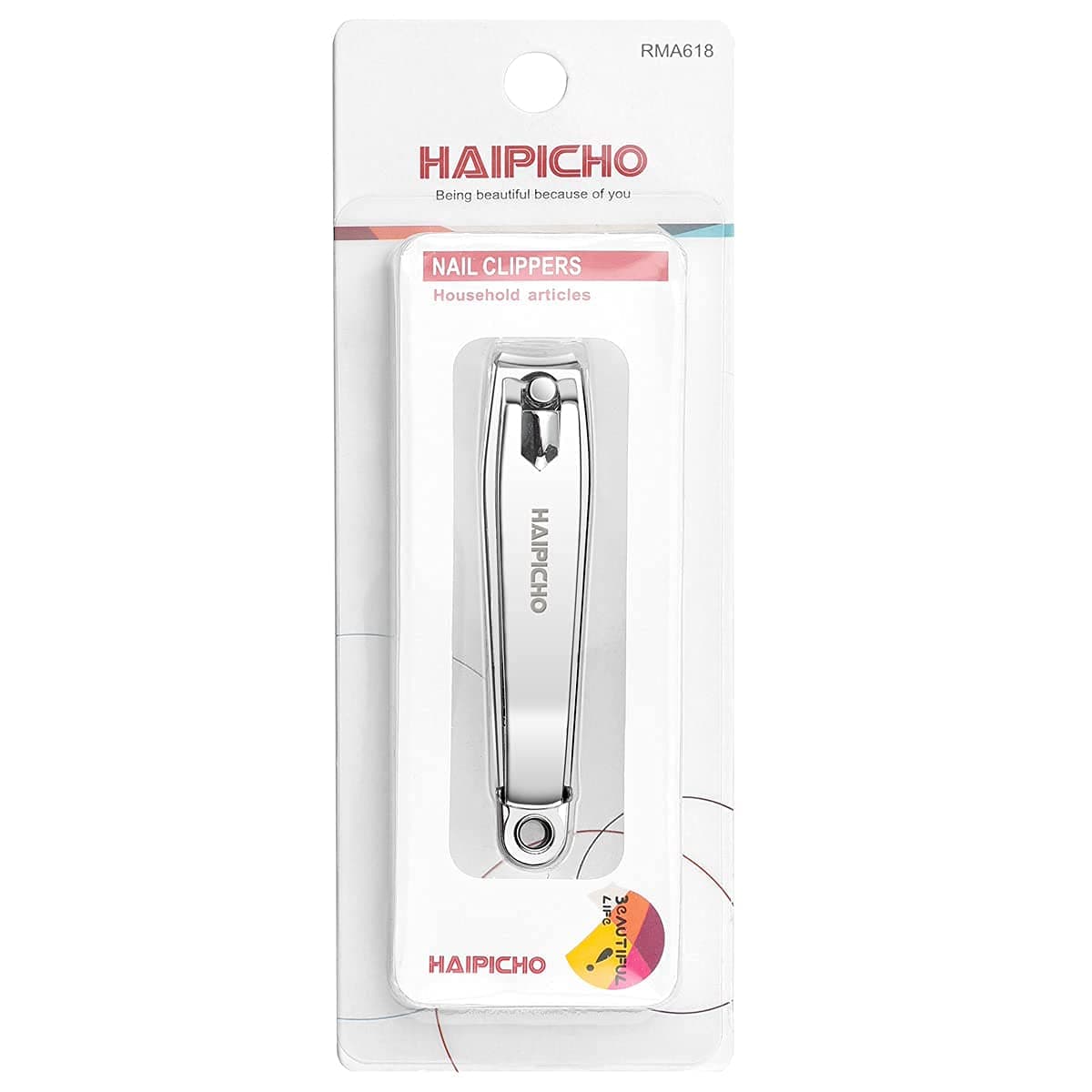 Nail Clipper, Made with Heavy Duty Stainless Steel, Suitable for Thick Fingernail Toenail Men Women (Silver 1 Pack) — view 2