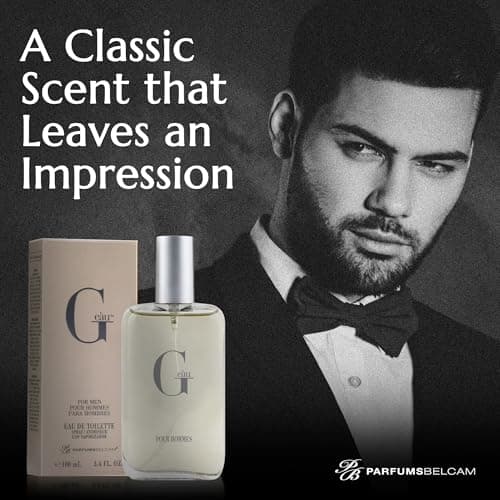 PB ParfumsBelcam G eàu Eau de Toilette Perfume Spray for Men - 3.4 Fl Oz Affordable Long Lasting Cologne, Modern Masculine Scent with Woody Citrus Fragrance Made with Premium Oils for All Day Use — view 5
