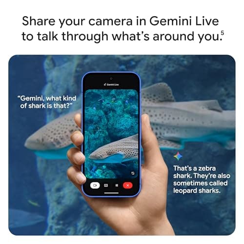Google Pixel 10 - Unlocked Smartphone with Gemini - Indigo - 128 GB — view 4