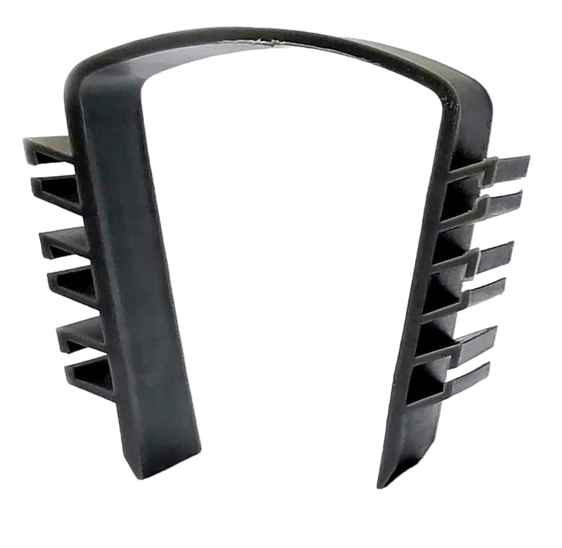 12 Pcs Fence Panels Noise Stoppers – Garden Fence Wind Anti-Rattling Clips – Durable Plastic Wedges for Concrete Slotted Posts – Easy Installation (Dark Grey) — view 5