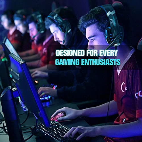 BENGOO Gaming Mouse Wired, Ergonomic Gamer Laptop PC Optical Computer Mice with RGB Backlit, 4 Adjustable DPI Up to 3600, 6 Programmable Buttons for Windows 7/8/10/XP Vista Linux -Black — view 5