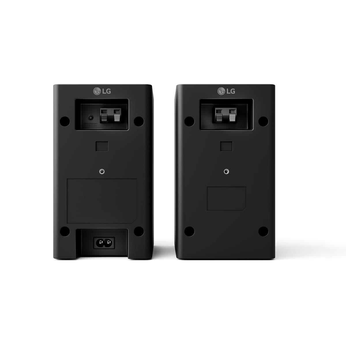 LG SPT8-S - Kit de Altavoces Traseros, Kit de Altavoces Traseros para Barras de Sonido, 100W Potencia y 2.0 Canales, Sonido Potente y Envolvente, Diseño Adaptado a tu Espacio, Negro — view 3