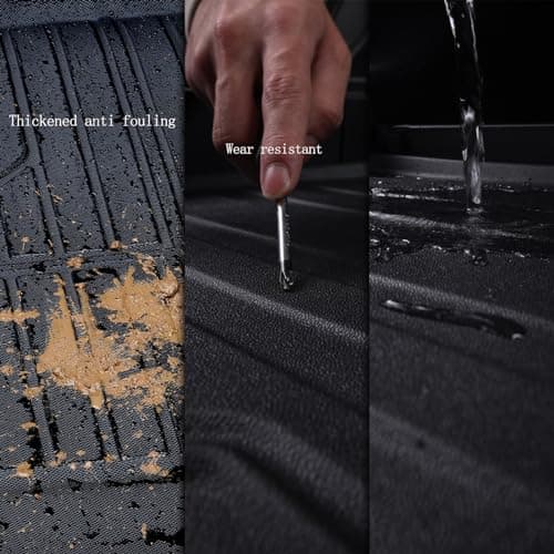 AltraVos Floor Mats for All-New 2024 2025 2026 Chevrolet Traverse 8 Seats-2 Row Bench Seat,TPE All Weather Protection Trunk Mat Covering Backrest Mat for Chevy Traverse — view 4