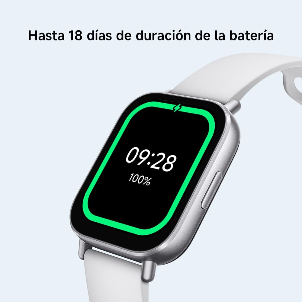 XIAOMI Redmi Watch 5 Active, Llamadas Bluetooth, Pantalla LCD de 2 Pulgadas, Monitor de frecuencia cardíaca, 140 Modos Deportivos, hasta 18 días de autonomía, Plata — view 5