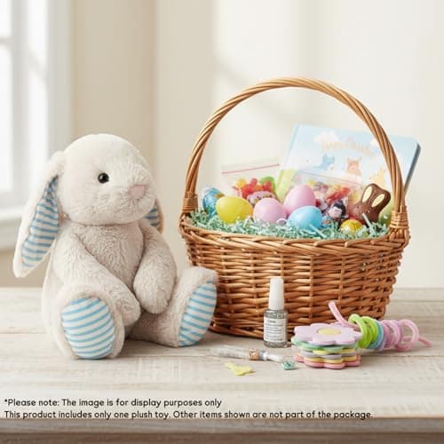 WEIGEDU Beige Cream Bunny Rabbit Stuffed Animals Plush Toys for Kids Girls Boys Baby Birthday Bedtime Gift,17.7 inches — view 5