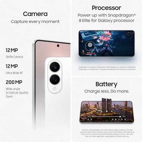 Samsung Galaxy S25 Edge Phone, 256 GB AI Smartphone, Unlocked Android, Night Video, Fast Processor, ProScaler Display, All-Day Battery, 2025, US 1 Yr Manufacturer Warranty, Titanium JetBlack — view 3