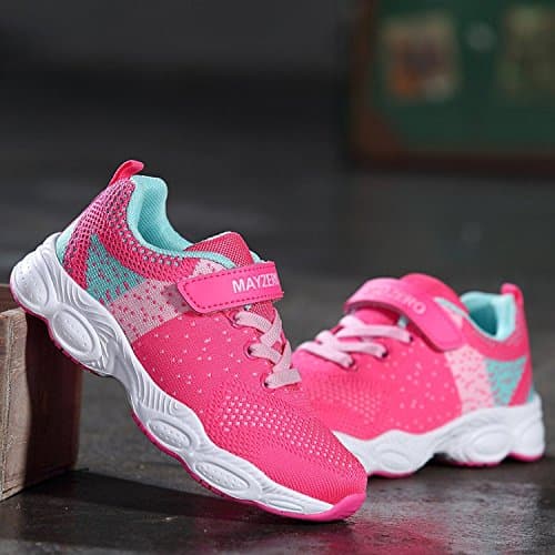MAYZERO Kids Tennis Shoes Breathable Running Shoes Lightweight Athletic Shoes Walking Shoes Fashion Sneakers for Boys and Girls