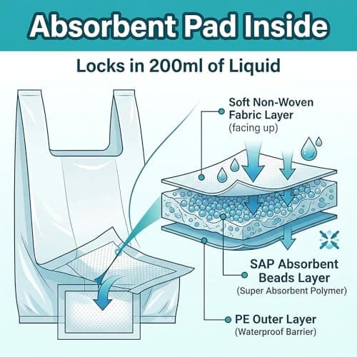 [36 Count] ByniBiny Disposable Potty Bags for OXO Tot 2-in-1 Go Potty — view 2