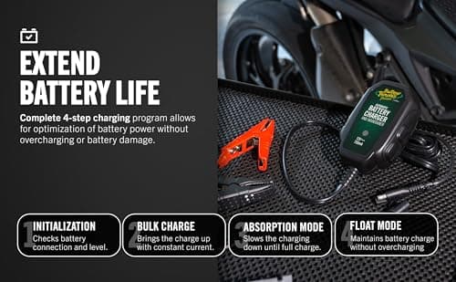 Battery Tender Junior 12V, 750mA Charger and Maintainer: Automatic 12V Powersports Battery Charger for Motorcycle, ATVs, and More - 021-0123 — view 2