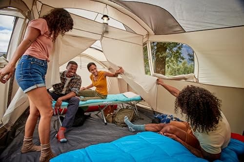 Coleman WeatherMaster 10-Person Camping Tent with Screened Porch, Weatherproof Tent with Screen Room, Rainfly & Carry Bag Included, Made Without PFAS Chemicals — view 4
