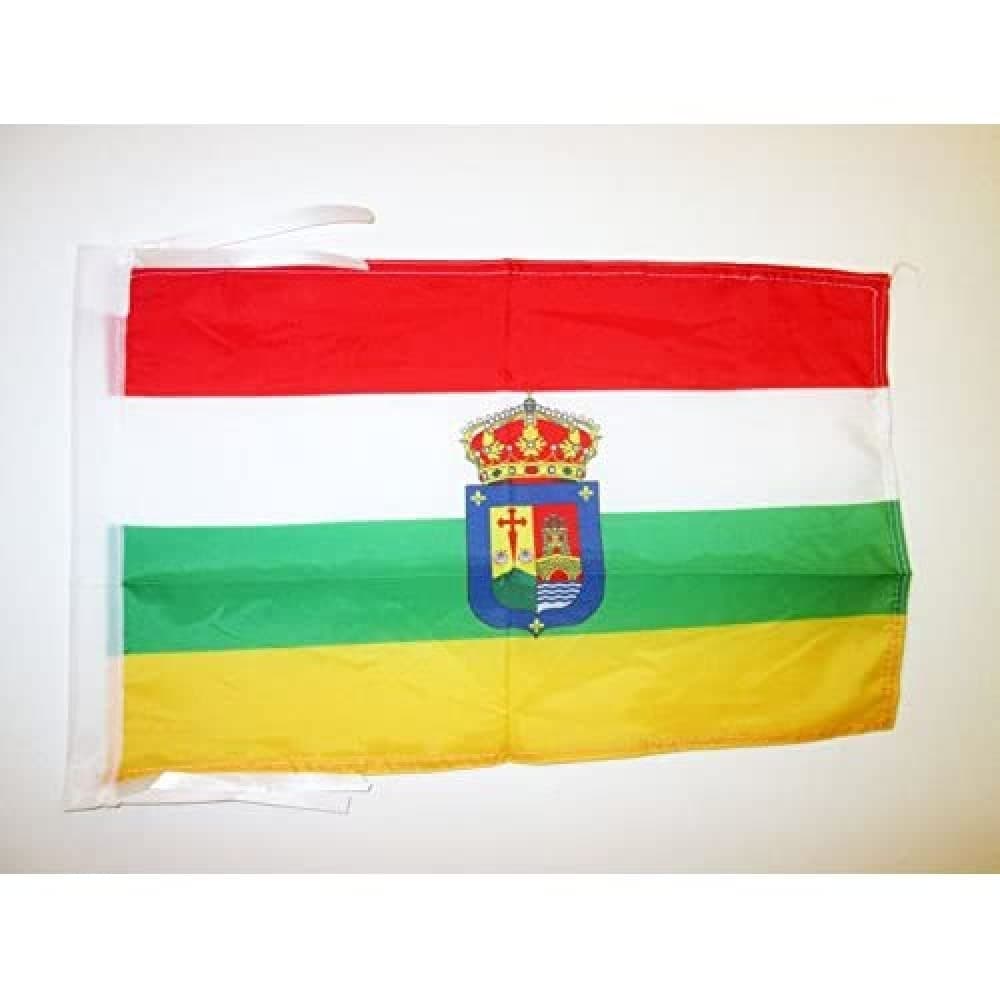 AZ FLAG Bandera de ESPAÑA SIN Armas 45x30cm - BANDERINA ESPAÑOLA SIN Escudo 30 x 45 cm cordeles — view 242