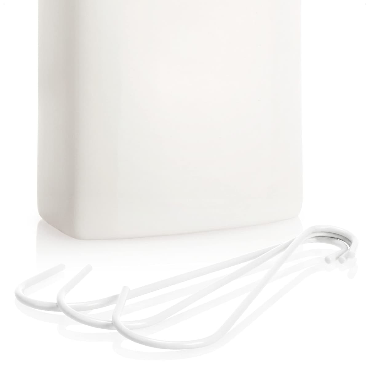 COM-FOUR® Calefacción del humidificador de aire 4x - humidificador de aire del radiador - suspensión interior - evaporador de agua de calefacción de cerámica (blanco - suspensión interior) — view 7