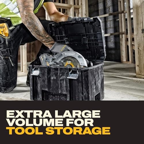 DEWALT TSTAK Tool Box, Deep (DWST17806), Black — view 3