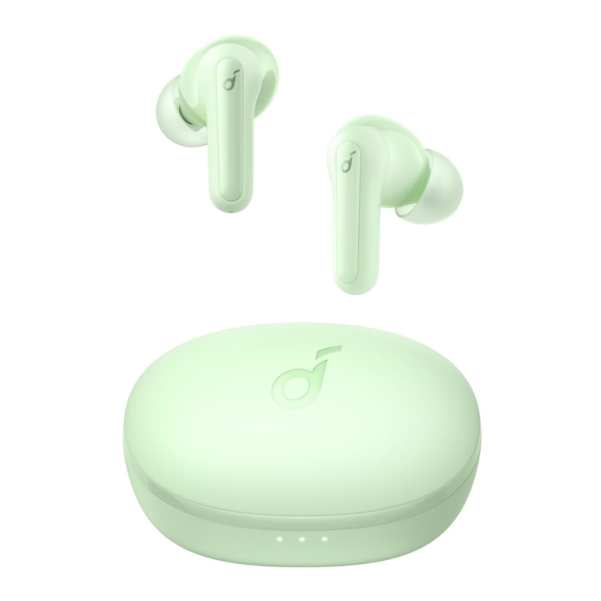 Soundcore by Anker Life P2 Mini True Wireless Earbuds, 10mm Drivers with Big Bass, Custom EQ, Bluetooth 5.2, 32H Playtime, USB-C for Fast Charging, Tiny Size for Commute, Work (Oat White) — view 10