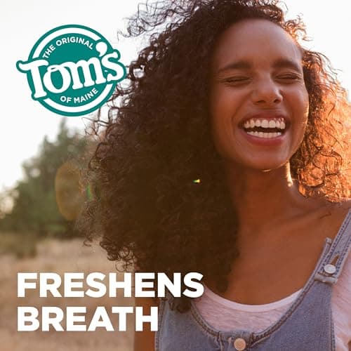 Tom’s of Maine Antiplaque and Whitening Toothpaste, Fluoride Free, Fennel, 3 Pack, 4.5 Oz — view 4