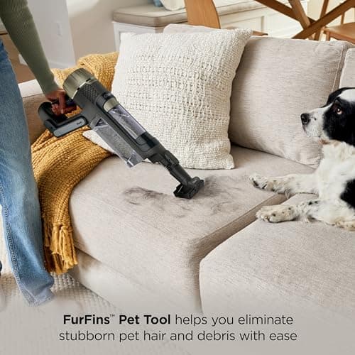 Shark PowerDetect Pet Plus Clean & Empty Cordless Stick Vacuum & Auto-Empty System | Powerful Suction | HEPA | Carpet & Hard Floor | Portable Stick Vacuum for Pet Hair | 70-Min Runtime | Gray | IP3253 — view 7