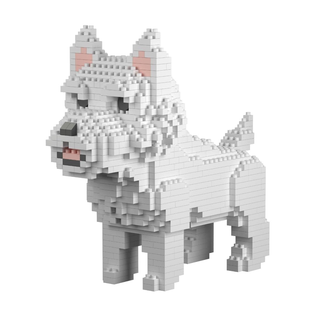 Kit de construcción con Bloques en Miniatura. Figura de Mascota Coleccionable para armar. Coleccionistas Adultos y niños. Perro Teckel, Dachshund o Salchicha Marrón — view 5