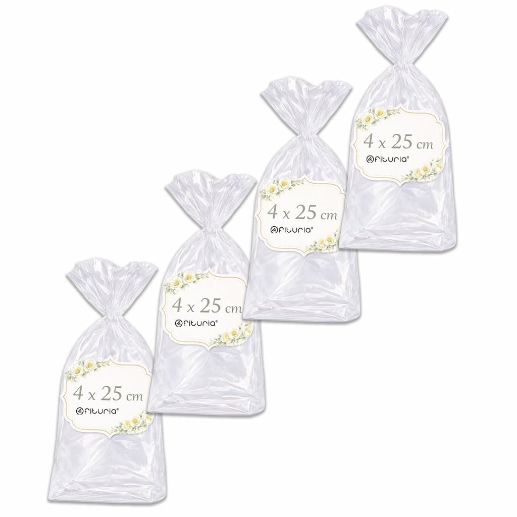 Ofituria Bolsas Celofán Transparente 10 x 15 cm, Bolsas Transparentes para Chuches y Regalos – Bolsas Plastico Transparente para Cumpleaños Infantiles, Galletas y Detalles, 1 Pack (100 Bolsas) — view 22
