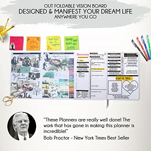 Adhd Daily Planner - A Self Care Personal Gratitude Journal to Increase Productivity and Success in Life & Work, Weekly & Monthly Undated Planner for Women and Men, Vision Board & Organizer + Stickers — view 7