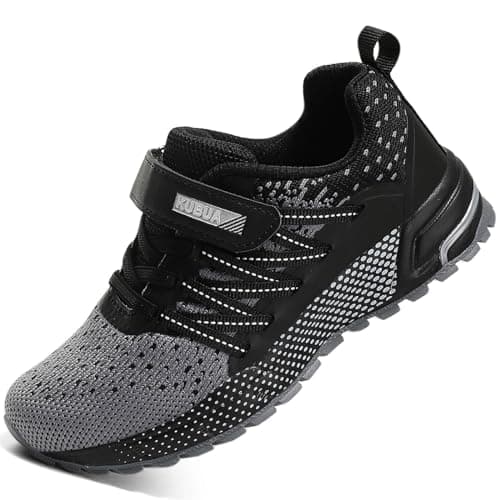 KUBUA Kids Sneakers Lightweight Boys Girls Tennis Shoes