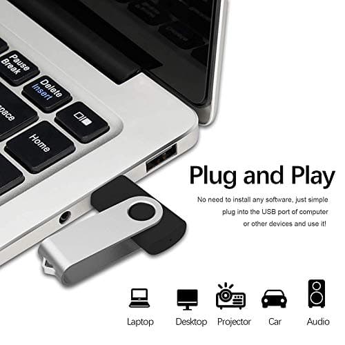 32 GB USB Flash Drive, Aiibe 2 Pack USB 3.0 Flash Drive 32GB USB Memory Stick Thumb Drive USB Drive 32G 3.0 - Black — view 5