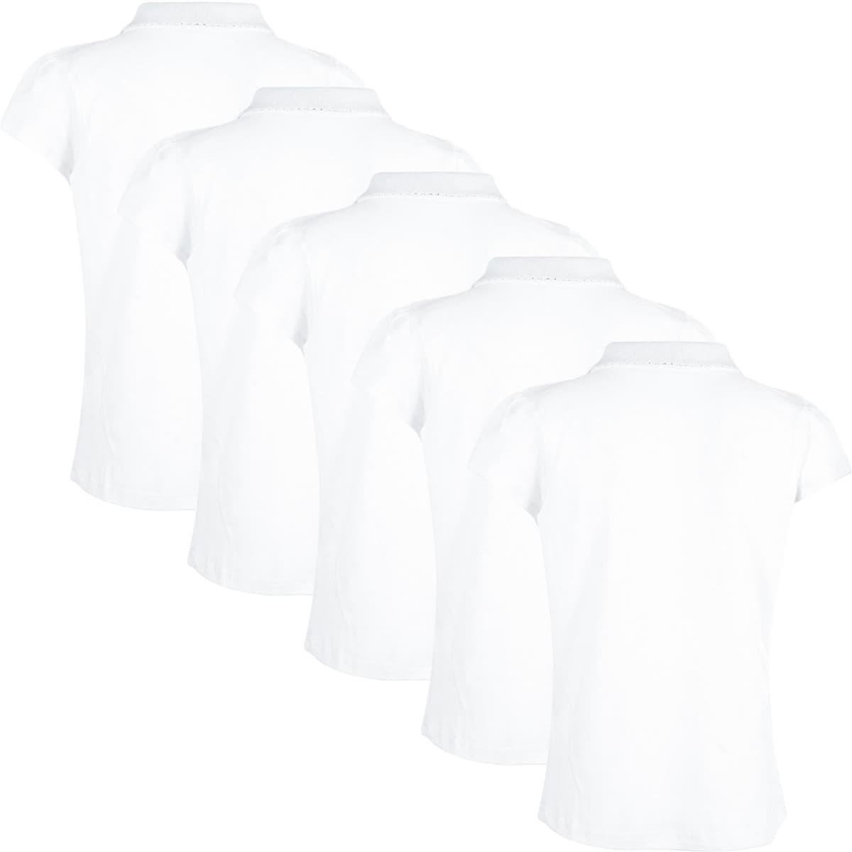 A2Z 4 Kids Girls Plain Polo Shirts Summer Tank Top and Tees New Casual Fashion Soft Feel School T Shirts Gifts for Childrens Age 3-13 Years — view 3